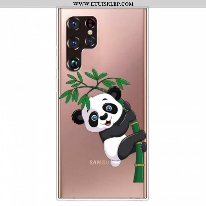 Futerały do Samsung Galaxy S22 Ultra 5G Panda Na Bambusie